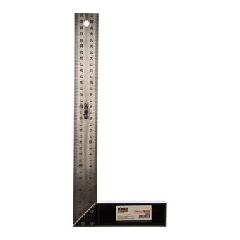  Угольник столярный Biber Профи 40635 тов-093467 350мм нерж.сталь гравировка 