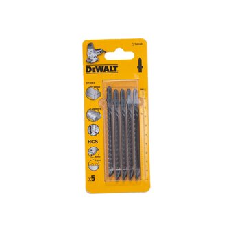  Пилки для лобзика DeWalt T101BR (DT2053-QZ) 5мм,рез-40мм 