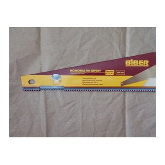  Ножовка по дереву Biber Эксперт 85673 (тов-080820) крупный зуб 500мм 