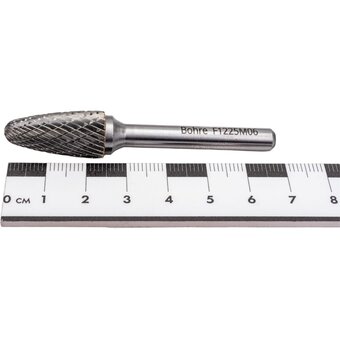  Борфреза твердосплавная сфероконическая Bohre 12-25-М-06-L70 (КБ001424), тип F 