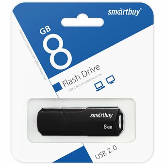 USB-флешка SmartBuy Clue (SB8GBCLU-K) 8GB Black 