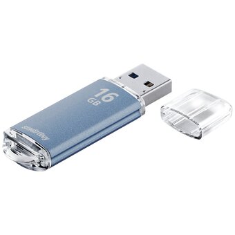  USB-флешка SMARTBUY (SB16GBVC-B) 16GB V-CUT Blue 