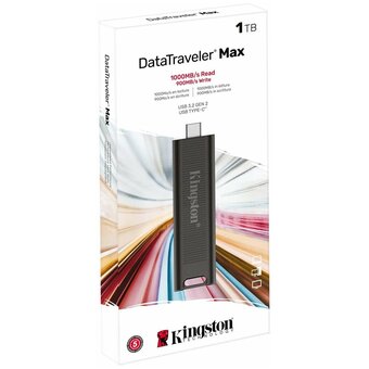  USB-флешка Kingston DTMAX/1TB DataTraveler Max 1TB USB 3.2 Gen2 R/W 1000/900 