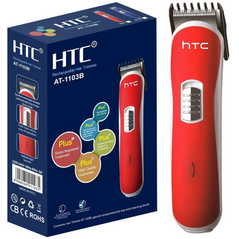  Машинка для стрижки HTC AT-1103B Красный/Белый 
