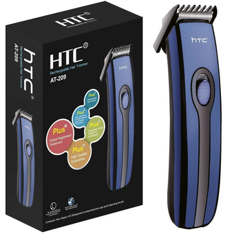  Машинка для стрижки волос HTC AT-209 черный/синий 