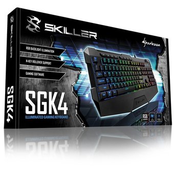  Игровая клавиатура Sharkoon Skiller SGK4 