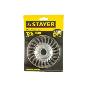  Щетка дисковая для УШМ STAYER Master 35120-125 125мм/22мм 