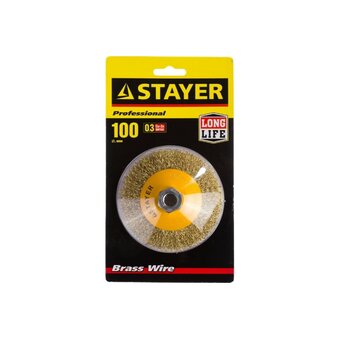  Щетка коническая STAYER Professional 35133-100 d-100мм 