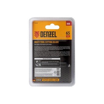  Насадка для МФИ Denzel 782325 режущая полукруглая, HM, по плитке и дереву, 65мм 