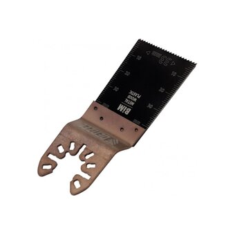  Насадка для МФИ Denzel 782305 режущая пазовая прямая, BiM, по металлу и дереву, 33x1,4мм, мелкий зуб 