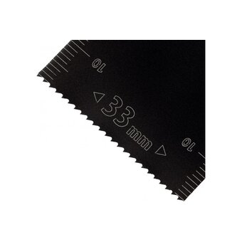  Насадка для МФИ Denzel 782305 режущая пазовая прямая, BiM, по металлу и дереву, 33x1,4мм, мелкий зуб 