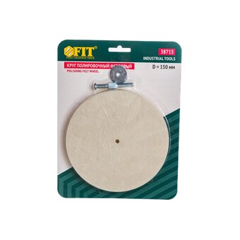  Круг полировочный фетровый FIT IT 38715 150 мм 