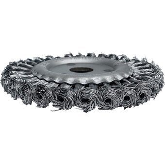  Щетка плоская для УШМ крученая Vertex Tools 12100-200 200мм 
