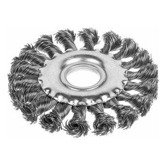  Щетка плоская для УШМ крученая Vertex Tools 12100-200 200мм 
