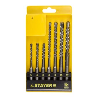  Набор буров по бетону, хвостовик STAYER SDS-Plus 2930-H7 