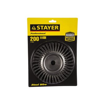  Щетка дисковая для УШМ STAYER Master 35120-200 200мм/22мм 