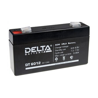  Аккумуляторная батарея Delta DT 6012 (800878) 