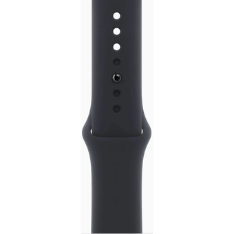  Смарт-часы Apple Watch Series 9 A2980 (MR9A3LL/A) 45мм OLED корп.темная ночь Sport Band рем.темная ночь разм.брасл. 160-210мм 