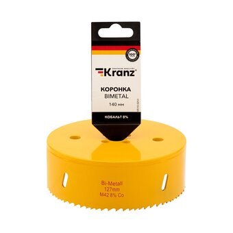  Коронка Kranz KR-92-0250 Bimetal 140мм 