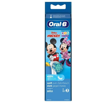  Насадка для зубной щетки ORAL-B Mickey Extra Soft 3PCS 