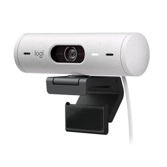  Web камера Logitech Brio 500 HD (960-001428) Off-White USB 