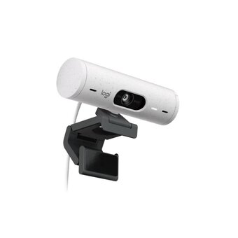  Web камера Logitech Brio 500 HD (960-001428) Off-White USB 