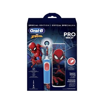  Электрическая зубная щетка ORAL-B Vitality D103 Spiderman (8006540773567) 