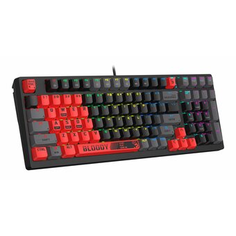  Клавиатура A4Tech Bloody S98 Sports Red красный/черный USB for gamer LED 