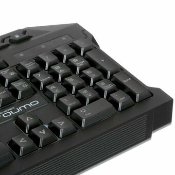  Игровая клавиатура Qumo Fallen 2 K56 проводная 104+10 клавиш мультимедиа 