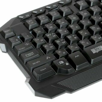  Игровая клавиатура Qumo Fallen 2 K56 проводная 104+10 клавиш мультимедиа 