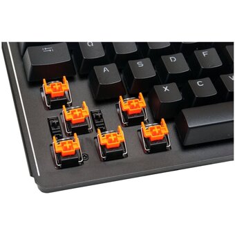  Клавиатура A4Tech Bloody B975P механическая черный USB Multimedia for gamer LED (подставка для запястий) 