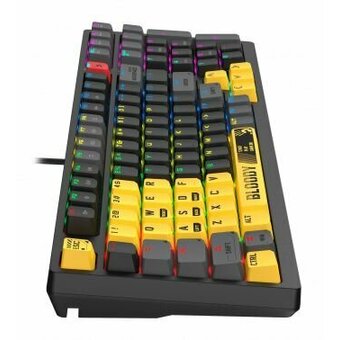  Клавиатура A4Tech Bloody S98 Sports Lime желтый/серый USB for gamer LED 