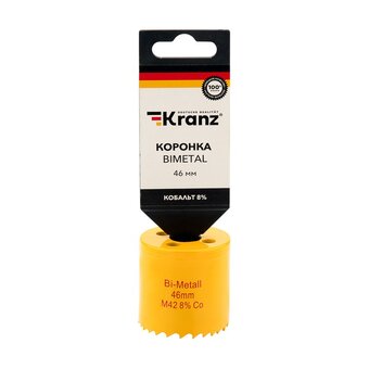  Коронка Kranz KR-92-0223 Bimetal 46мм 
