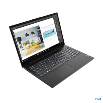  Ноутбук Lenovo V15 G2 IJL (82QY00Q0RU) 15.6" FHD TN Pen N6000/4Gb 1slot/256Gb SSD/DOS (клав.рус.грав.) Black 