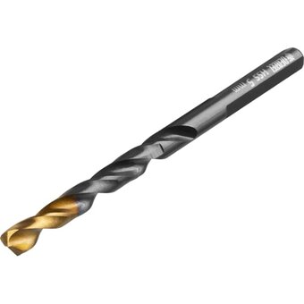  Набор сверл Denzel 72318 по металлу, 1,5-6,5мм, HSS-Tin, Golden Tip, 13шт 