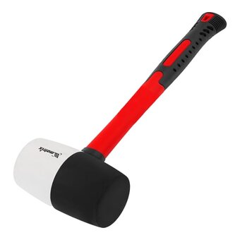  Киянка резиновая MATRIX 11173 910 г, черно-белая 