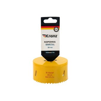  Коронка Kranz KR-92-0241 Bimetal 86мм 