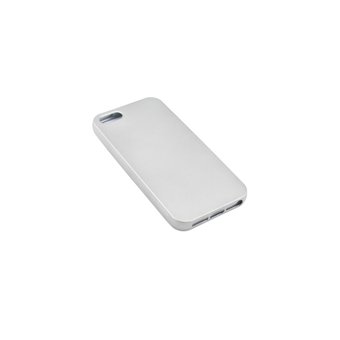  Чехол-накладка J-Case Thin 0,5 mm Apple для iPhone 5 серебро 