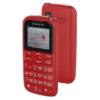  Мобильный телефон Maxvi B7 Red 