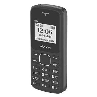  Мобильный телефон Maxvi C23 Black без ЗУ 