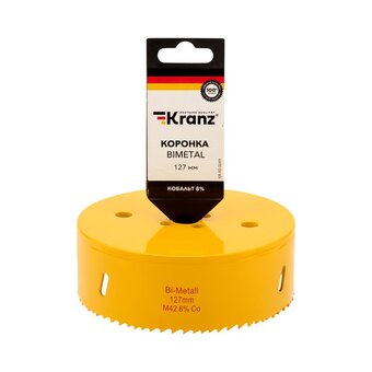  Коронка Kranz KR-92-0249 Bimetal 127мм 