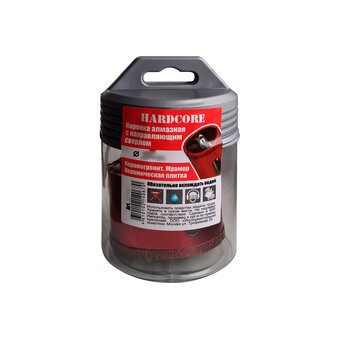  Коронка алмазная по керамограниту и мрамору с напр. сверлом Hardcore 154068 68мм 