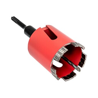  Коронка алмазная EKF Turbo Fast 72 DCH-72TRB Laser M16 Expert (dch-72-trb-m16) 