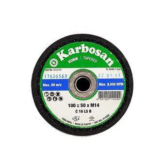  Круг шлифовальный Karbosan 14200 100х50х14 