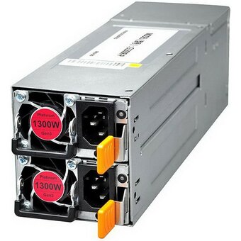  Блок питания Gooxi 1+1 GC1300PMP 1300W CRPS, 80+ Platinum, with PM-bus and HVDC support, for 2U/3U/4U server chassis 