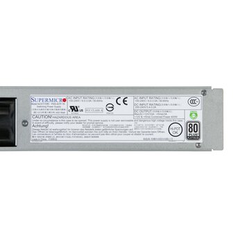  Блок питания Supermicro PWS-407P-1R 400W 1U Redundant Power Supply 