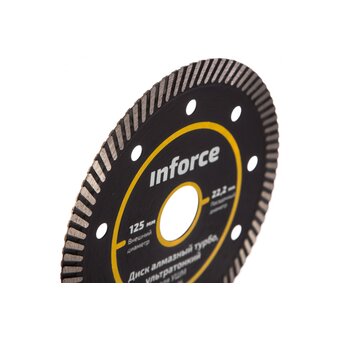  Диск алмазный турбо ультротонкий для УШМ Inforce 11-01-496 