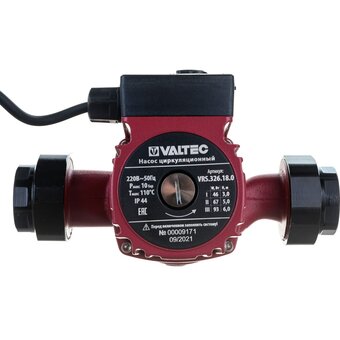  Насос циркуляционный Valtec VRS 32/6 180 VRS.326.18.0 с гайками 