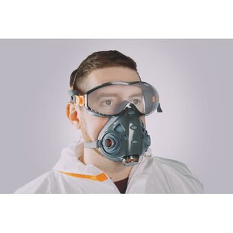  Полумаска Jeta Safety Air optics 9500-L с очками 