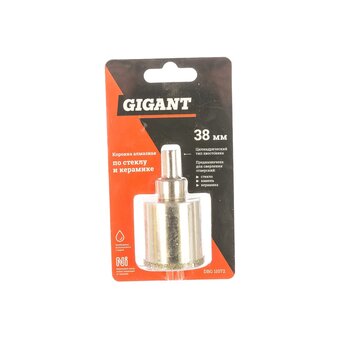  Коронка алмазная по стеклу и керамике Gigant DBG 11072 38мм 